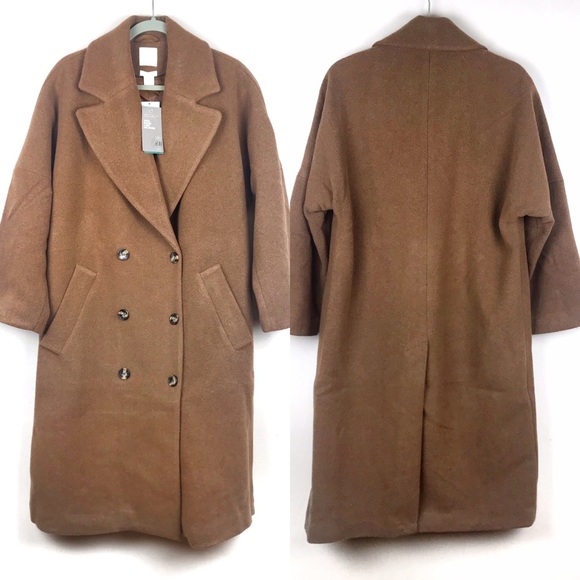 SOLD!!! H&M Double Breasted Long Coat XS - Premium - Picture 3 of 8